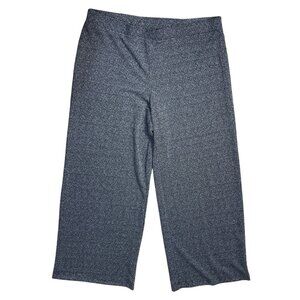 Est. 1946 Women's Boucle Pants Pull-On L Large Black White